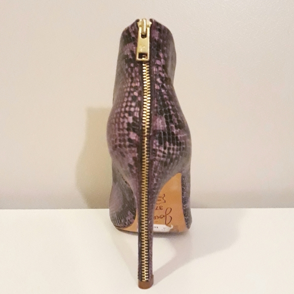 Leather Snake Booties - Picture 4 of 9